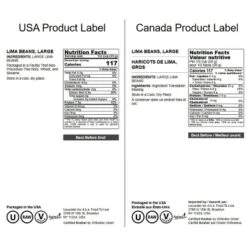 Lima Beans โ Non-GMO, Large, Vegan