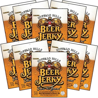 Buffalo Bills 1.5oz Premium Beer Beef Jerky Packs (ten 1.5oz Beef Jerky Packs) 7 Buffalo Bills 1.5oz Premium Beer Beef Jerky Packs (ten 1.5oz Beef Jerky Packs) - Image 5