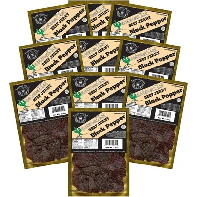 Buffalo Bills 1.5oz Western Cut Black Pepper Beef Jerky - Ten 1.5oz Packs 6 Buffalo Bills 1.5oz Western Cut Black Pepper Beef Jerky - Ten 1.5oz Packs - Image 4