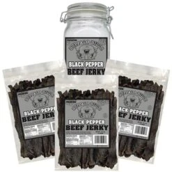 Buffalo Bills Black Pepper Beef Jerky 3 Bag Starter Kit (3 Bags And 1 Jar) 13 Buffalo Bills Black Pepper Beef Jerky 3 Bag Starter Kit (3 Bags And 1 Jar) -Food Sale Stores GUEST 011a25b1 b91e 4a04 91da 225797efa0f2