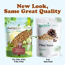 Dry Roasted Pine Nuts - By Food To Live -Food Sale Stores GUEST 04047c71 19c4 41dd 8d0e 9fa7d7751daf