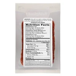 Bridgford Thick Sliced Pepperoni 5 Oz - Thick Pepperoni Slices For Pizza And Sandwiches With Zero Carb Ideal For Your Keto Diets