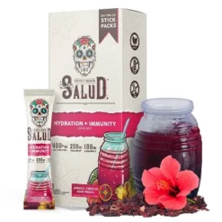 Salud Hydration + Immunity Hibiscus Electrolyte Drink Mix - 6pk/0.21oz Packet Sticks 13 Salud Hydration + Immunity Hibiscus Electrolyte Drink Mix - 6pk/0.21oz Packet Sticks -Food Sale Stores GUEST 05674983 11f7 426e 8f26 c002abf86ed1