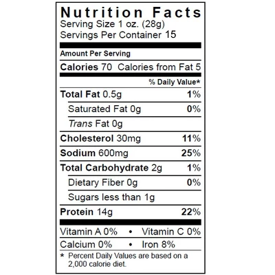 Wild Bill's Original Hickory Smoked Beef Jerky Strips, 15-Ounce (Varied Size Strips) 4 Wild Bill's Original Hickory Smoked Beef Jerky Strips, 15-Ounce (Varied Size Strips) - Image 2