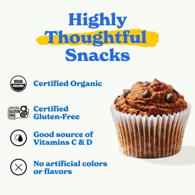MadeGood Snack Bars Banana Chocolate Chip Oat Cups - 1.23oz/5ct 4 MadeGood Snack Bars Banana Chocolate Chip Oat Cups - 1.23oz/5ct - Image 2