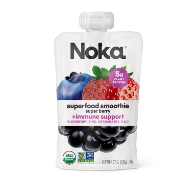 NOKA Superfood Smoothie Fruit Super Berry Single Pouch - 4.22oz 13 NOKA Superfood Smoothie Fruit Super Berry Single Pouch - 4.22oz - Image 11
