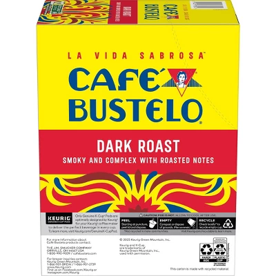 Cafe Bustelo Dark Roast Keurig K-Cup Coffee Pods - 22ct 3 Cafe Bustelo Dark Roast Keurig K-Cup Coffee Pods - 22ct