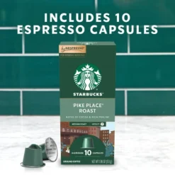 Starbucks By Nespresso Original Line Pods Medium Roast Coffee Pike Place Roast - 10ct -Food Sale Stores GUEST 11cefd76 05c9 4f89 a783 46ad10211560