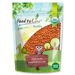 Organic Red Lentils (Football) - By Food To Live -Food Sale Stores GUEST 12066427 b823 4c9a 8b10 2f6dcb99a830