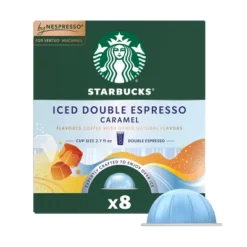 Starbucks By Nespresso Vertuo Line Iced Double Espresso Caramel Flavored Light Roast Coffee Pods 20 Starbucks By Nespresso Vertuo Line Iced Double Espresso Caramel Flavored Light Roast Coffee Pods -Food Sale Stores GUEST 13bd1645 9819 4d01 aa82 0103d6c791ed