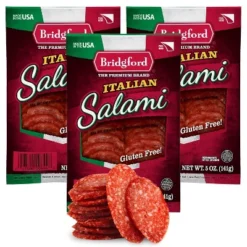 Bridgford Italian Salami 5 Oz - Zero Carb Healthy Italian Salami Sliced Charcuterie Meat For Your Charcuterie Boards Or Antipasto Platters -Food Sale Stores GUEST 15a8194d bff4 43a6 bf8f 36e06cfd22f4