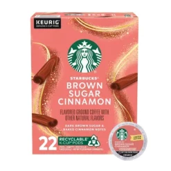 Starbucks Brown Sugar Cinnamon Flavor Dark Roast Keurig K-Cup Coffee Pods - 22ct/7.9oz -Food Sale Stores GUEST 1653021e 2e41 44e0 95c8 5964581c7083