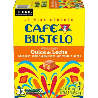 Cafe Bustelo Dulce De Leche Medium Roast Keurig K-Cup Coffee Pods - 22ct 9 Cafe Bustelo Dulce De Leche Medium Roast Keurig K-Cup Coffee Pods - 22ct - Image 7