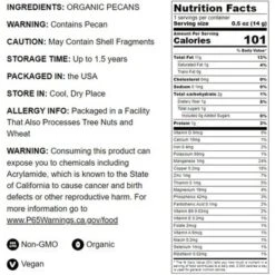 Organic Dry Roasted Pecan Halves - By Food To Live -Food Sale Stores GUEST 169fef14 718a 442e b955 ac33a004928c