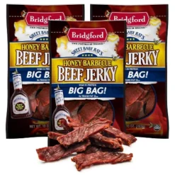 Bridgford Sweet Baby Ray’s Beef Jerky Honey BBQ 10 Oz - Ready To Eat High Protein Jerky For Midday Energy Boost Or A Post Workout Snack -Food Sale Stores GUEST 16ce6860 06b8 4352 955c 4343c7ab8fb6