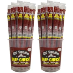 Buffalo Bills 15-ct Beef & Cheese Ole Smokies (Beef Sticks) - Two 15-ct Tubs -Food Sale Stores GUEST 19096a85 d056 4f27 bc43 e93bb0faedfc