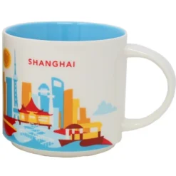Starbucks You Are Here Series Shanghai Ceramic Mug, 14 Oz -Food Sale Stores GUEST 196ce366 680c 4798 a5c7 c4c5e48a82e5