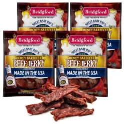 Bridgford Sweet Baby Ray’s Beef Jerky Honey BBQ 3.25 Oz - Ready-to-Eat High Protein Jerky For Midday Energy Boost Or A Post Workout Snack -Food Sale Stores GUEST 1a5b1974 09a6 4590 8d0b 3b425e4c03b0