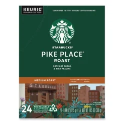 Starbucks Pike Place Coffee K-Cups Pack, 24/Box -Food Sale Stores GUEST 1b77a7c3 43f9 45ca 847f 467851c94569