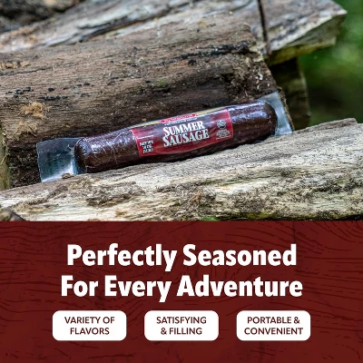 Bridgford Summer Sausage 16 Oz - Protein-Rich Keto-Friendly Shelf-Stable Snack - Great For Sausage Rolls And On Your Charcuterie Boards 6 Bridgford Summer Sausage 16 Oz - Protein-Rich Keto-Friendly Shelf-Stable Snack - Great For Sausage Rolls And On Your Charcuterie Boards - Image 4