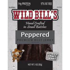 Wild Bill's Black Peppered Beef Jerky 3 Ounce Pack (3 Count) -Food Sale Stores GUEST 1e2ceb8e 308b 404e 8c98 ea98459334cc