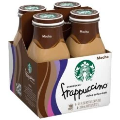 Starbucks Frappuccino Mocha Coffee Drink - 4pk/9.5 Fl Oz Glass Bottles