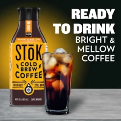 SToK Bright & Mellow Cold Brew Coffee - 48 Fl Oz -Food Sale Stores GUEST 21171f36 f795 43ff a984 a6b12275ec63