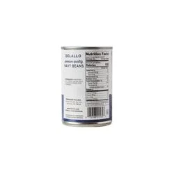 DeLallo Navy Beans, 15.5 Oz Can, (6 Pack)