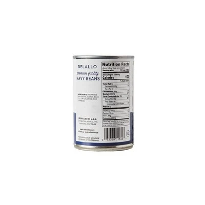 DeLallo Navy Beans, 15.5 Oz Can, (6 Pack) 3 DeLallo Navy Beans, 15.5 Oz Can, (6 Pack)