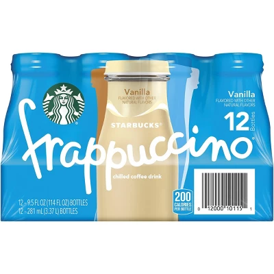 Starbucks Frappuccino Vanilla Coffee Drink - 12pk/9.5 Fl Oz Bottle 5 Starbucks Frappuccino Vanilla Coffee Drink - 12pk/9.5 Fl Oz Bottle - Image 3
