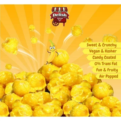 Yellow Banana Colored Popcorn By It's Delish 4 Yellow Banana Colored Popcorn By It's Delish - Image 2