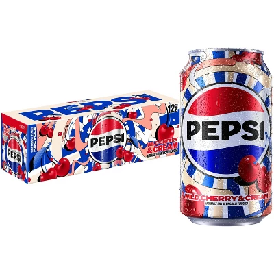 Pepsi Wild Cherry & Cream Soda - 12pk/12 Fl Oz Cans 13 Pepsi Wild Cherry & Cream Soda - 12pk/12 Fl Oz Cans - Image 11