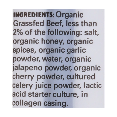 Mighty Organic Jalapeno Meat Sticks - Case Of 24/1 Oz 4 Mighty Organic Jalapeno Meat Sticks - Case Of 24/1 Oz - Image 2