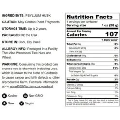 Psyllium Husk Powder - By Food To Live -Food Sale Stores GUEST 26c99934 186f 485e 8e0b 6ab280f6001a