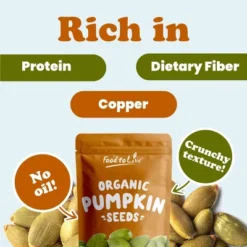 Organic Dry Roasted Pumpkin Seeds With Himalayan Salt - Non-GMO Kernels, Pepitas, Kosher, Vegan, No Shell -Food Sale Stores GUEST 295a5e82 ab69 464a 9a9e eaaa4c98ec5f