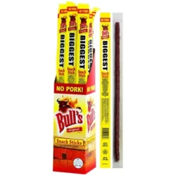 Bull's 0.9oz Original Sticks (No Pork) 24-ct Boxes - 3 Boxes