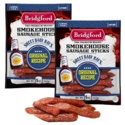 Bridgford Sweet Baby Ray’s Smokehouse Sausage Sticks Original 5 Oz - High Protein Smoked Sausage Sticks For Your Dietary Preferences -Food Sale Stores GUEST 2d85698c bf1f 4356 b3f5 ff395b22fb31
