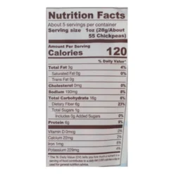 Biena Chickpea Snacks - Sea Salt - Case Of 8 - 5 Oz