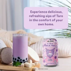 A-Sha Foods USA Hello Kitty Taro Kuromi Boba Milk Tea - 10.5 Fl Oz -Food Sale Stores GUEST 300f2162 131c 40ff ade8 daef37ac28c6