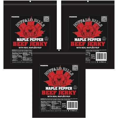 Buffalo Bills 8oz Premium Maple Pepper Beef Jerky Packs (three 8oz Beef Jerky Packs) 6 Buffalo Bills 8oz Premium Maple Pepper Beef Jerky Packs (three 8oz Beef Jerky Packs) - Image 4