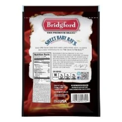 Bridgford Sweet Baby Ray’s Beef Jerky Sweet Teriyaki 6.2 Oz - High Protein Beef Jerky Teriyaki For On The Go Snacking And Busy Lifestyles
