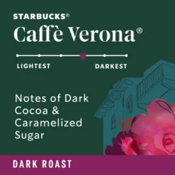 Starbucks Dark Roast Ground Coffee — Caffè Verona — 100% Arabica — 1 Bag (12 Oz.)
