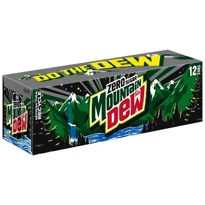 Mountain Dew Zero Sugar - 12pk/12 Fl Oz Cans 3 Mountain Dew Zero Sugar - 12pk/12 Fl Oz Cans