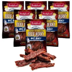 Bridgford Sweet Baby Ray’s Beef Jerky Honey BBQ 10 Oz - Ready To Eat High Protein Jerky For Midday Energy Boost Or A Post Workout Snack -Food Sale Stores GUEST 32841056 ac41 4a22 b7ff 68a90217254b