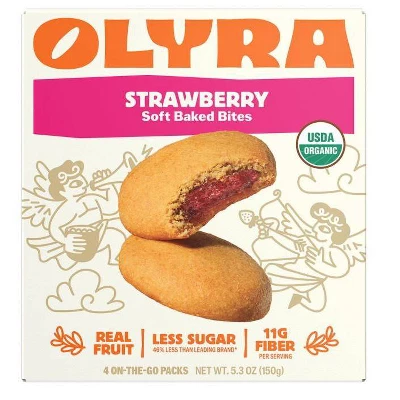 Olyra Snack Bars Strawberry Fruit And Grain Bites - 5.3oz/4ct 8 Olyra Snack Bars Strawberry Fruit And Grain Bites - 5.3oz/4ct - Image 6