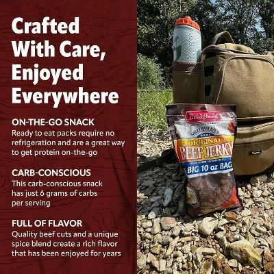 Bridgford Sweet Baby Ray’s Beef Jerky Sweet Teriyaki 6.2 Oz - High Protein Beef Jerky Teriyaki For On The Go Snacking And Busy Lifestyles 7 Bridgford Sweet Baby Ray’s Beef Jerky Sweet Teriyaki 6.2 Oz - High Protein Beef Jerky Teriyaki For On The Go Snacking And Busy Lifestyles - Image 5