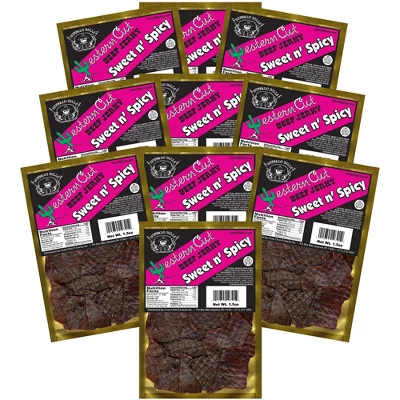 Buffalo Bills 1.5oz Western Cut Sweet N Spicy Beef Jerky - Ten 1.5oz Packs 6 Buffalo Bills 1.5oz Western Cut Sweet N Spicy Beef Jerky - Ten 1.5oz Packs - Image 4