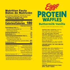 Eggo Protein Frozen Waffles Buttermilk Vanilla - 12.3oz/10ct -Food Sale Stores GUEST 35598f4d 375b 4225 91d4 c5d154a8acb6