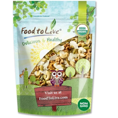 Organic Coconut And Friends Trail Mix - By Food To Live 3 Organic Coconut And Friends Trail Mix - By Food To Live
