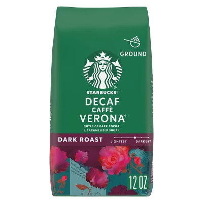 Starbucks Dark Roast Decaf Ground Coffee — Caffè Verona — 100% Arabica — 1 Bag (12 Oz.) 7 Starbucks Dark Roast Decaf Ground Coffee — Caffè Verona — 100% Arabica — 1 Bag (12 Oz.) - Image 5
